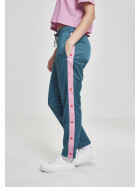 Urban Classics Ladies Button Up Track Pants, jasper/coolpink/firered