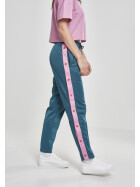 Urban Classics Ladies Button Up Track Pants, jasper/coolpink/firered