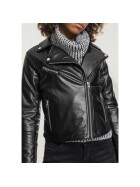 Urban Classics Ladies Faux Leather Biker Jacket, black