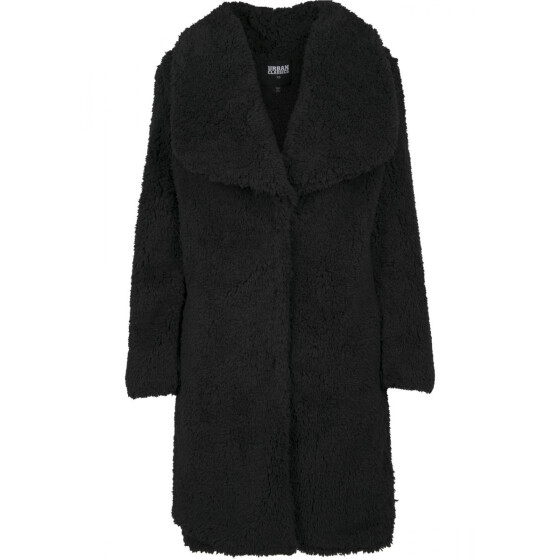 Urban Classics Ladies Soft Sherpa Coat, black