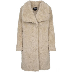 Urban Classics Ladies Soft Sherpa Coat, darksand
