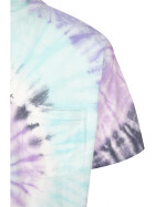 Urban Classics Spiral Tie Dye Pocket Tee, nvy/blue/purple