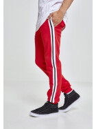Urban Classics 3-Tone Side Stripe Terry Pants, firered/wht/blk