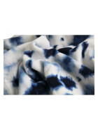 Urban Classics Velvet Tie Dye Hoody, wht/indigo