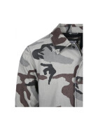 Urban Classics Camo Cotton Coach Jacket, grey camo