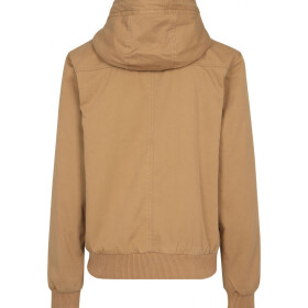 Urban Classics Hooded Cotton Jacket, camel
