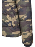 Urban Classics Hooded Camo Puffer Jacket, woodcamo