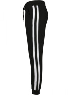 Urban Classics Ladies College Contrast Sweatpants, black/white/black