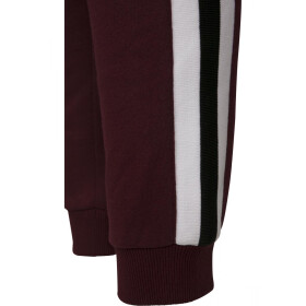 Urban Classics Ladies College Contrast Sweatpants, port/white/black