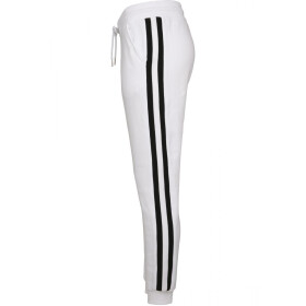 Urban Classics Ladies College Contrast Sweatpants, white/black/white