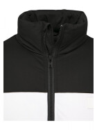 Urban Classics 3-Tone Boxy Puffer Jacket, black/ultraviolet/white