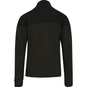 Urban Classics Oversize 2-Tone Polar Fleece Jacket, olive/black