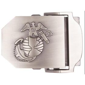 MFH USMC G&uuml;rtelschloss, silber,   Metall, ca. 4 cm