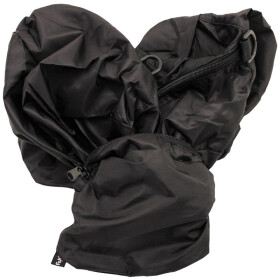 MFH Bekleidungstasche, faltbar, schwarz