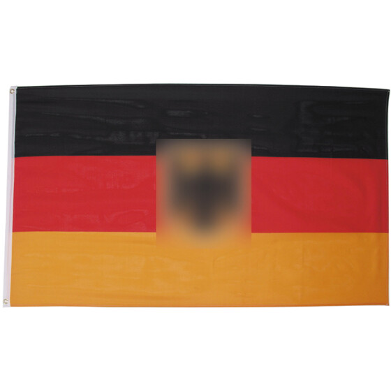 MFH Fahne, Deutschland mit Adler, Polyester, Gr. 90 x 150 cm