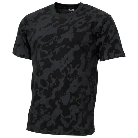 MFH US T-Shirt, &quot;Streetstyle&quot;, night-camo, 140-145 g/m&sup2; 