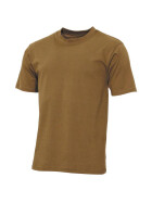 MFH US T-Shirt, &quot;Streetstyle&quot;, coyote tan, 140-145 g/m&sup2; 
