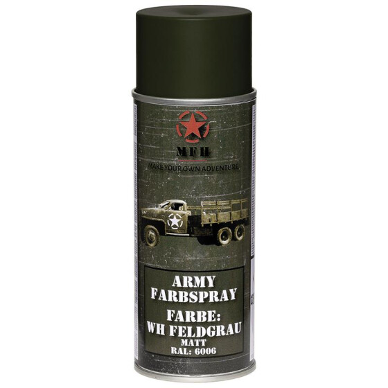MFH Army Farbspray, WH FELDGRAU, matt, 400 ml