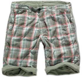BRANDIT RAIDER Shorts, oliv / oliv checkered S