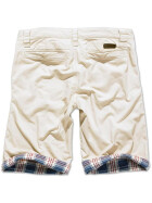 BRANDIT RAIDER Shorts, beige / blue checkered S