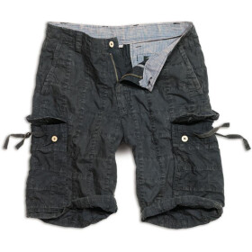 SURPLUS Checkboard Shorts, black XL - 100 cm