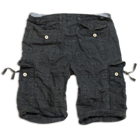 SURPLUS Checkboard Shorts, black XL - 100 cm