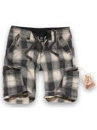 BRANDIT Iron Vintage Shorts, grey checkered M