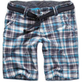 BRANDIT Advisor Shorts, turquoise checkered XL