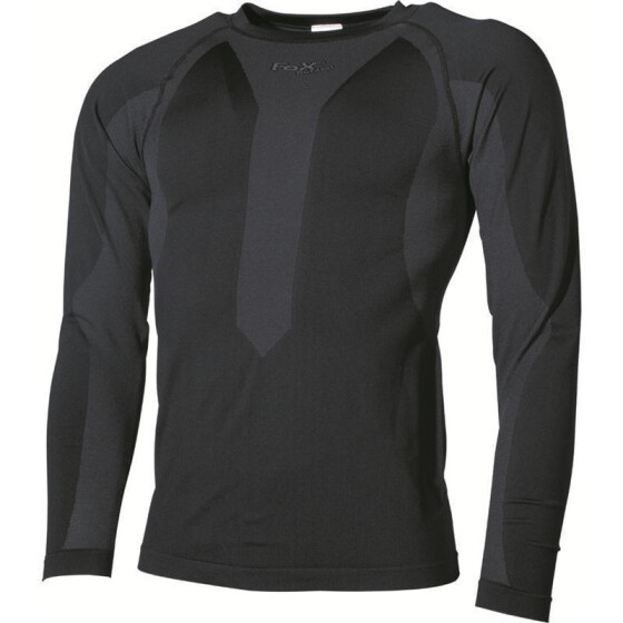 MFH Thermo-Sport-Funktions- Unterhemd, langarm, schwarz M