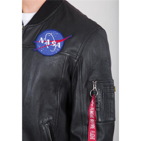 Alpha Industries MA-1 LW NASA Leather, black