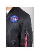 Alpha Industries MA-1 LW NASA Leather, black