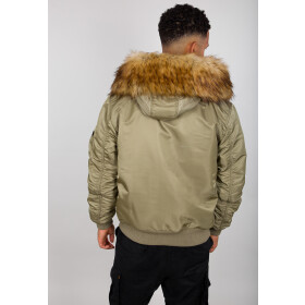 Alpha Industries MA-1 Hooded Arctic, stratos