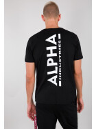 Alpha Industries Backprint T, black