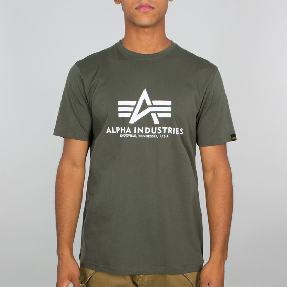 Alpha Industries Basic T-Shirt, dark olive