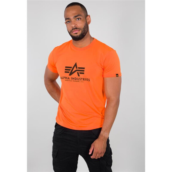 Alpha Industries Basic T-Shirt, neon/orange
