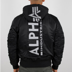 Alpha Industries MA-1 ZH Back Print, black/reflective