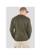 Alpha Industries Basic Sweater, dark green