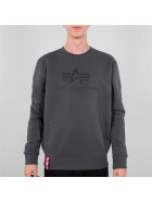 Alpha Industries Basic Sweater, greyblack/black