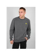Alpha Industries Basic Sweater Small Logo, charcoal heather