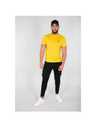 Alpha Industries Basic T Small Logo, prime yellow