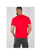 Alpha Industries Basic T Small Logo, speed red
