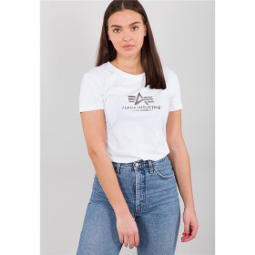 Alpha Industries New Basic T Wmn, white/metalsilver