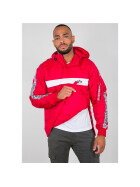 Alpha Industries AI Tape Anorak, speed red