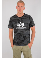 Alpha Industries Basic T-Shirt Camo, black camo