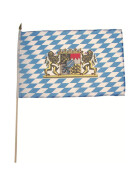 MFH Flagge Bayern, Holzstiel, 30x45 cm