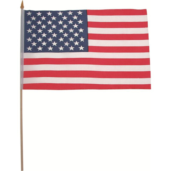 MFH Fahne Deutschland USA Polyester Holzstiel Gr 30 x 45 cm