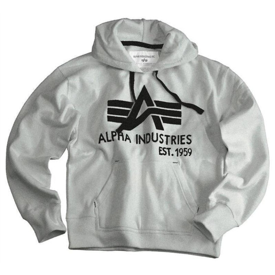 Alpha Industries  Big A Classic Hoody, grey heather