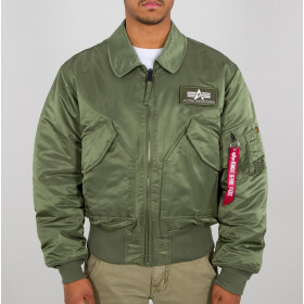 Alpha Industries  CWU 45/P Nylon Flight Jacket , sage green