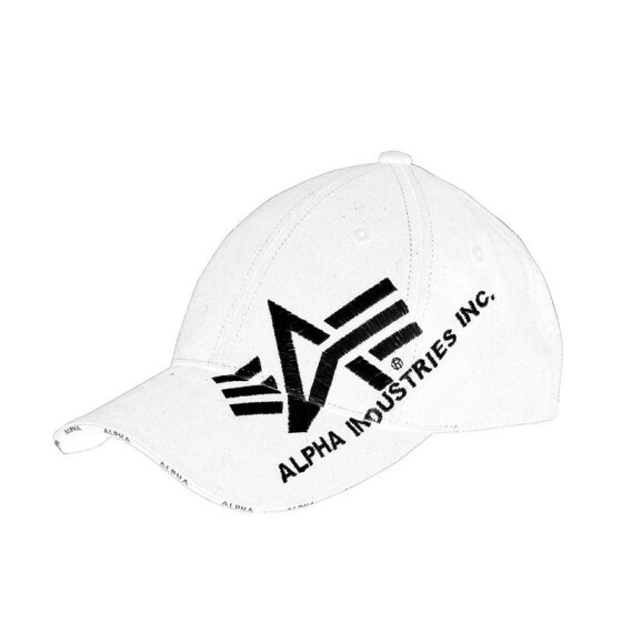 Alpha Industries  Big A Cross Cap, white