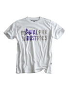 Alpha Industries  BASICT T Print 3, white